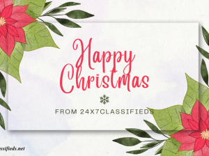 Happy Christmas from 24x7Classifieds